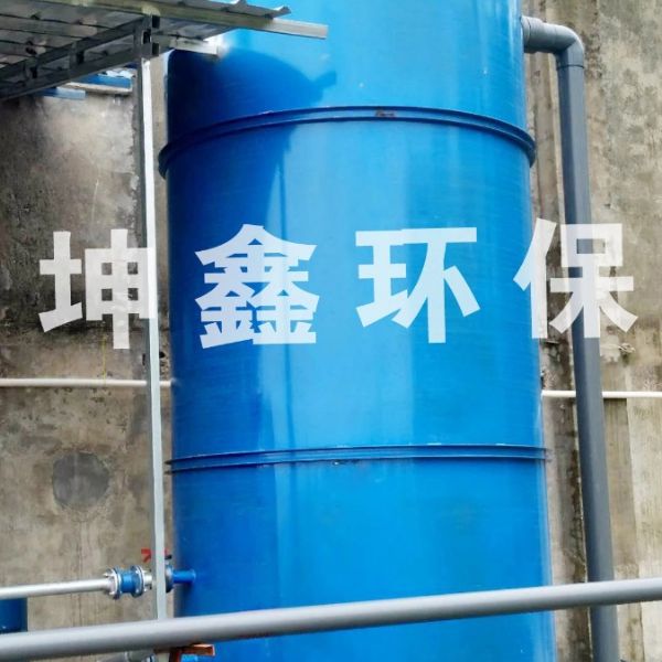 2019.5.5厭氧罐 生物濾罐 氣浮機安裝